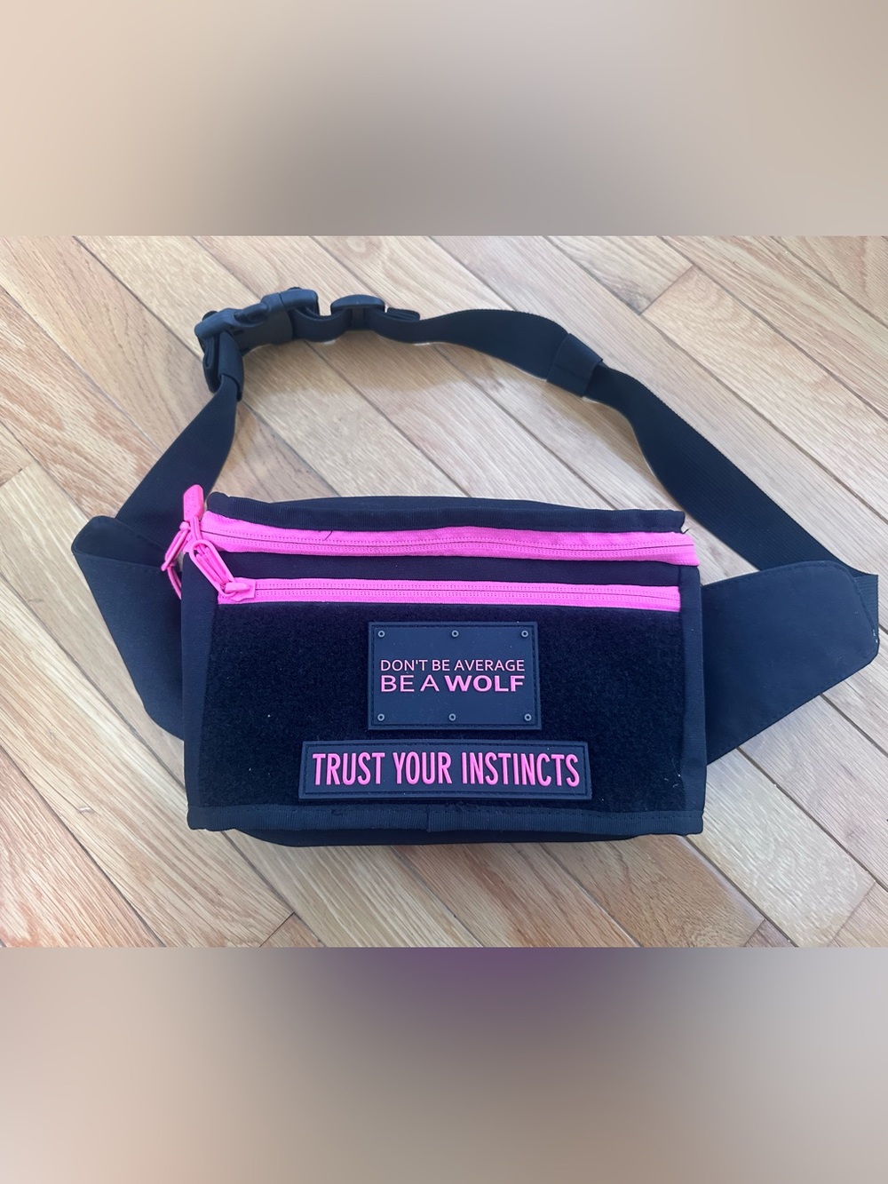 WOLFpak Black & Pink CrossBody/Fanny Pack